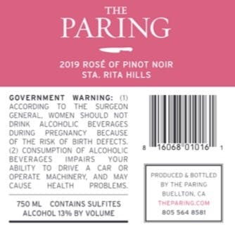 2019 Rose of Pinot Back